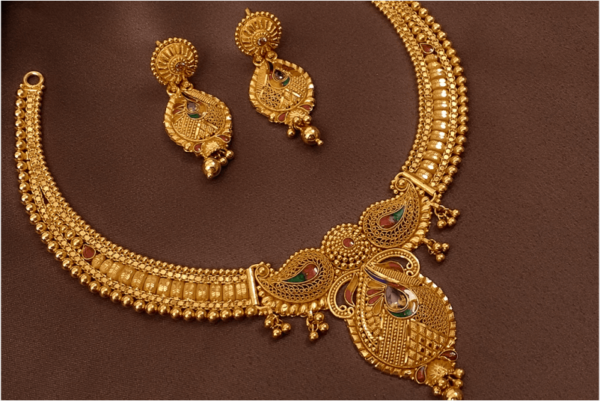 22K Gold Necklace Set